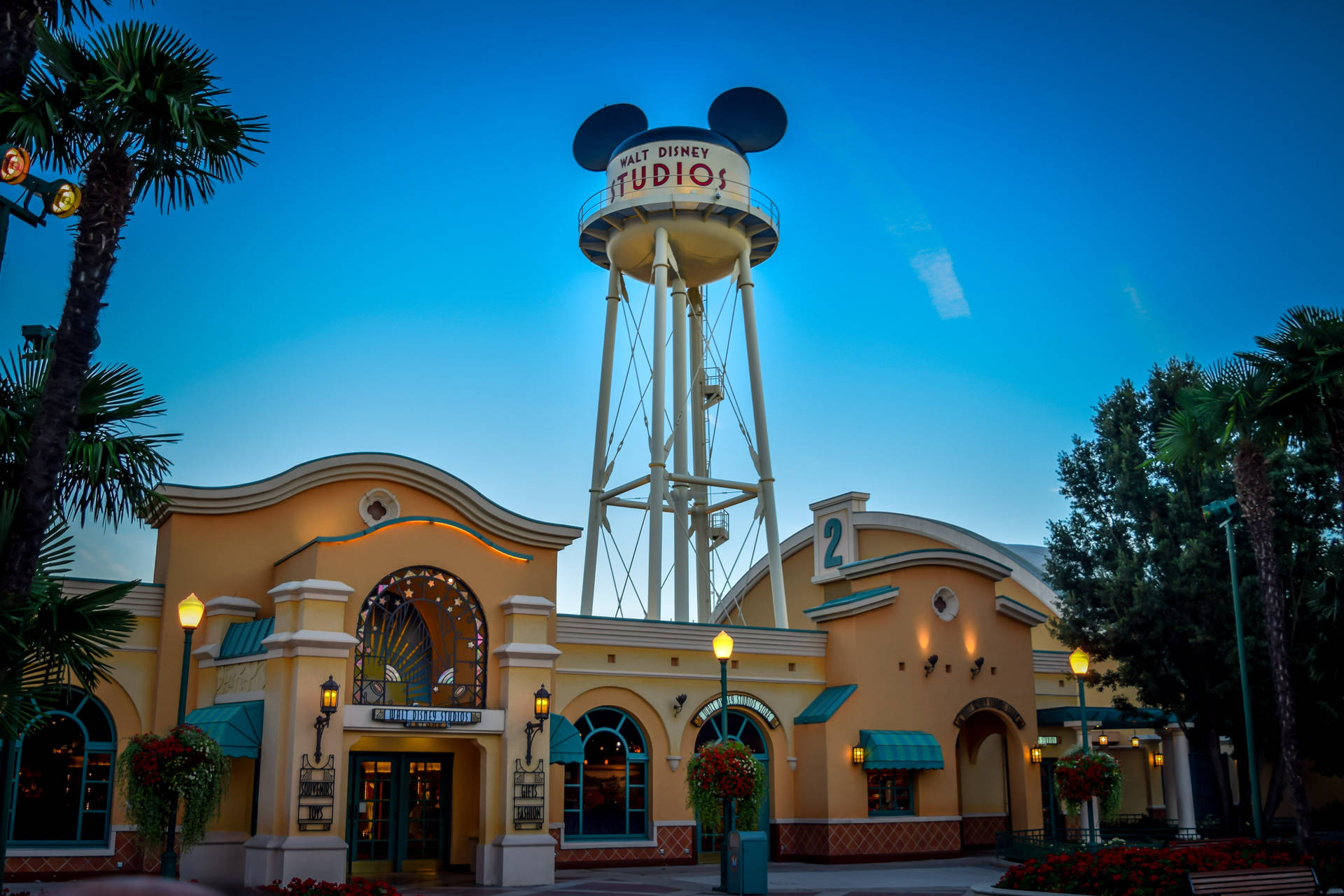 Disney Theme Park Water Tower Wallpaper