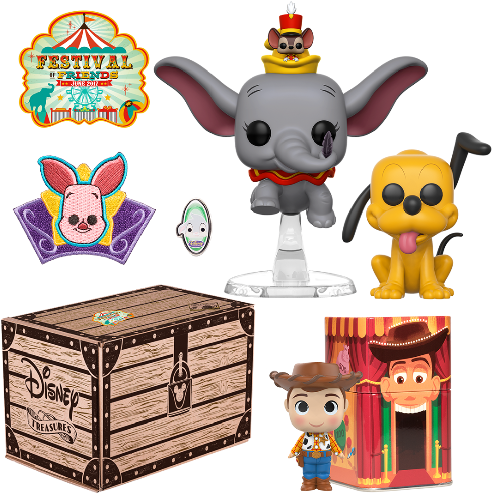 Disney Treasure Box Collectibles June2017 PNG
