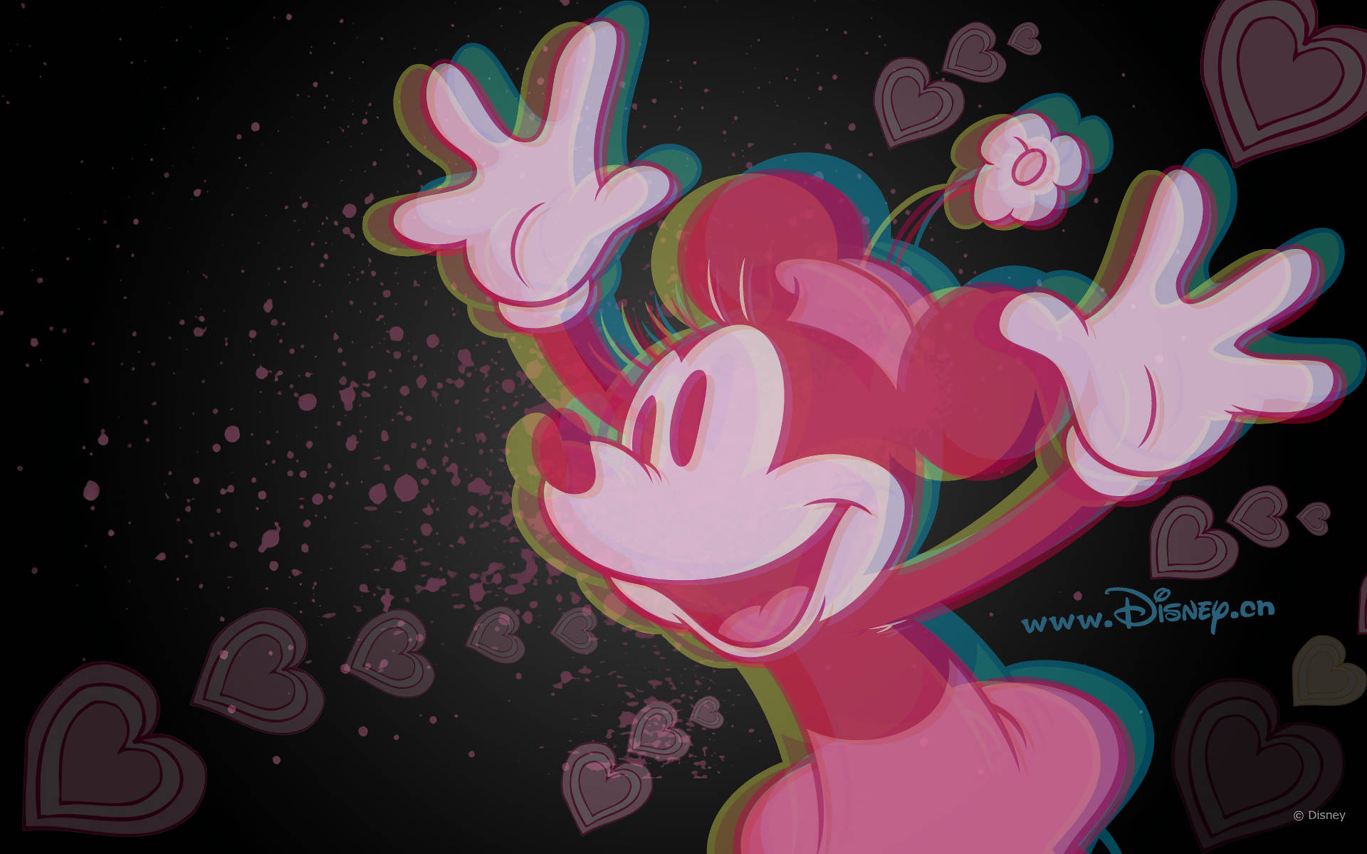 Disney Trippy Minnie Mouse wallpaper