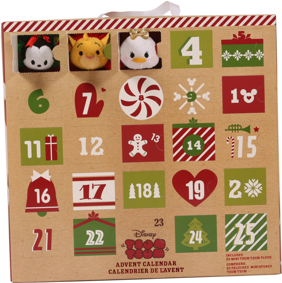 Disney Tsum Tsum Advent Calendar PNG