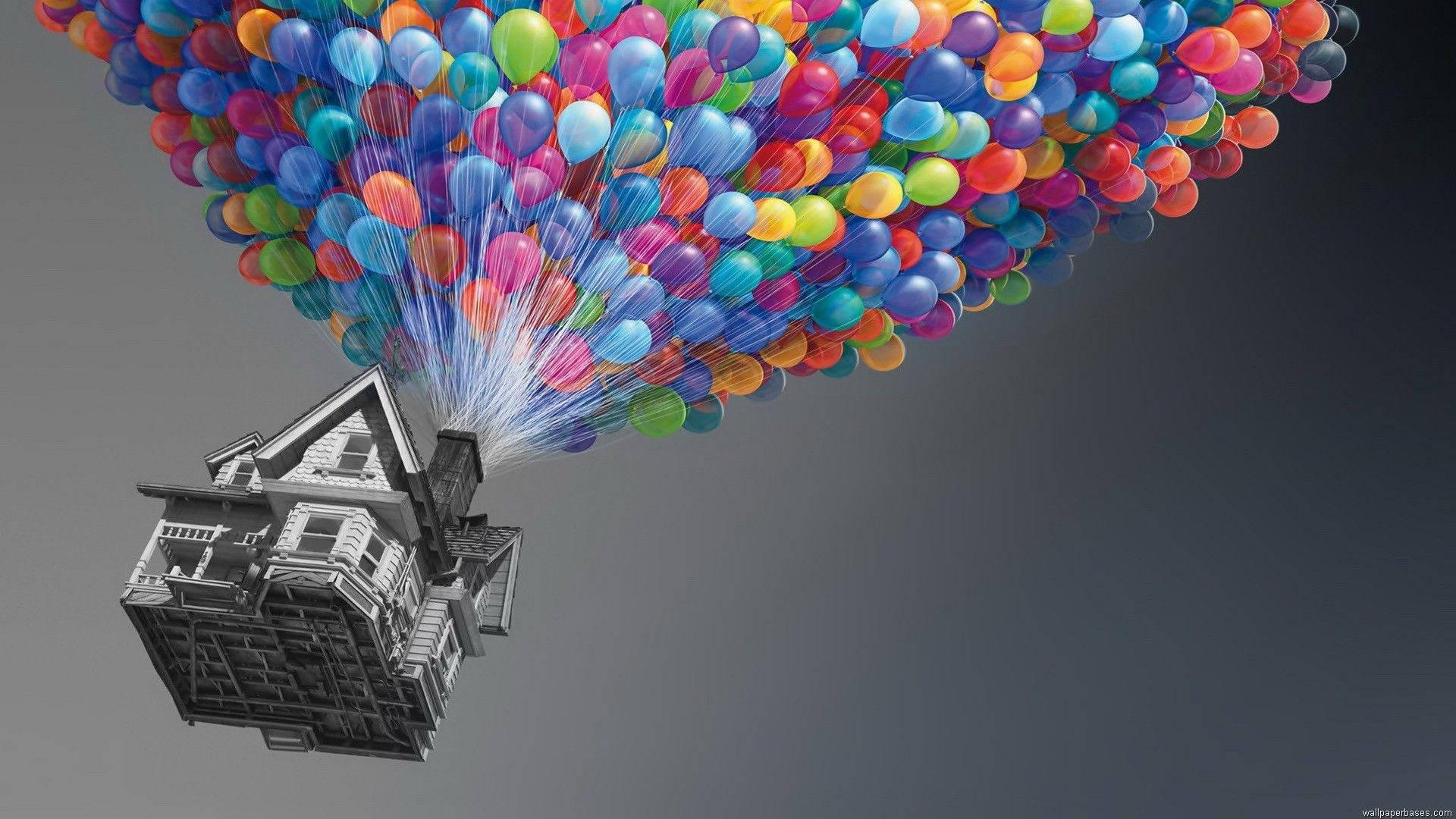 Fly Away to a Colorful Adventure with Disney's Up Wallpaper