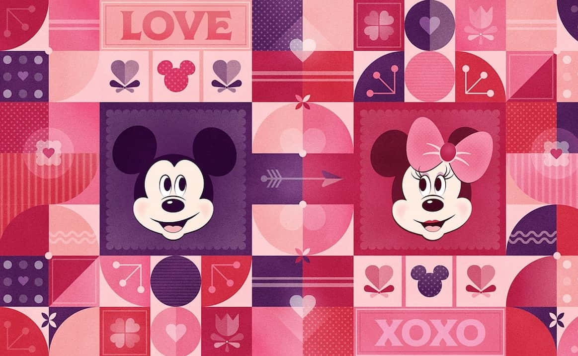Happy Valentines Day  Valentines wallpaper Disney valentines Valentines  day cartoons