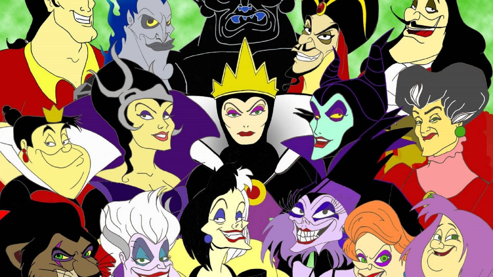 Disney Villains And Witches Wallpaper