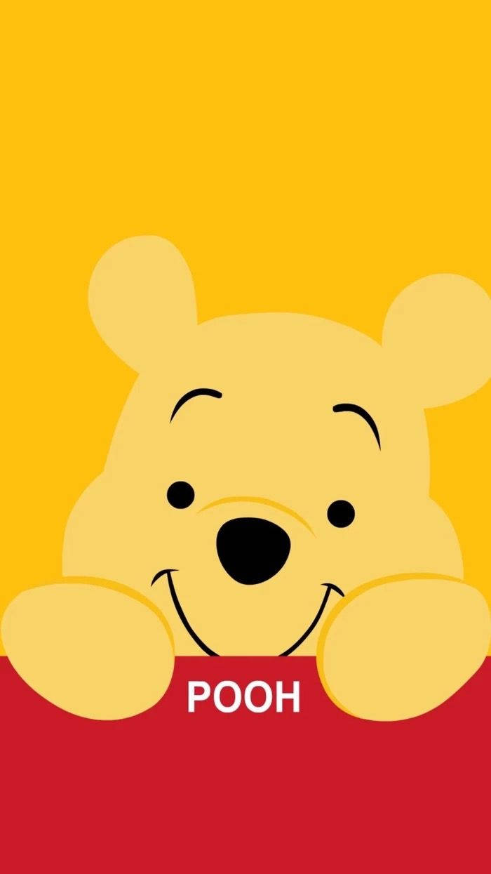 Disney Winnie The Pooh Cute Face Wallpaper
