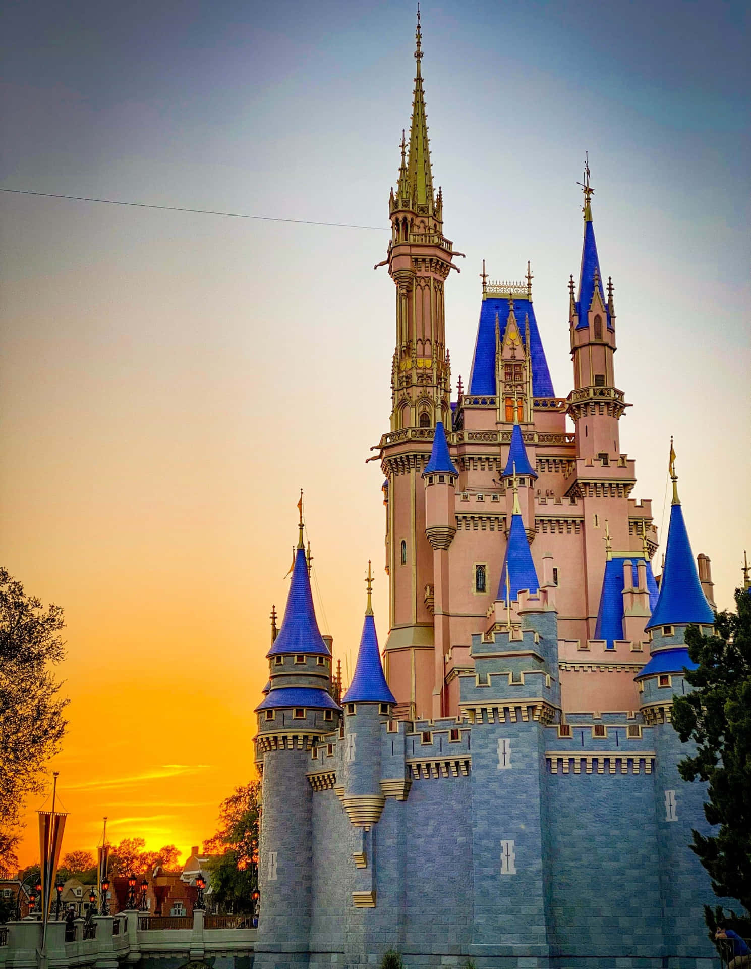Enjoy the magic of Disney World on your Android device Wallpaper
