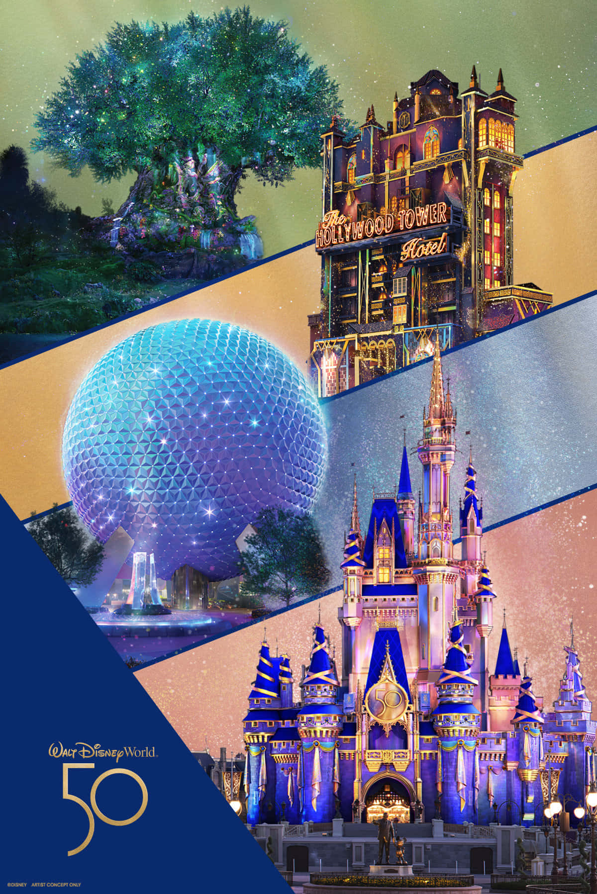 Esplorala Magia Di Disney World Con Un Dispositivo Android Sfondo