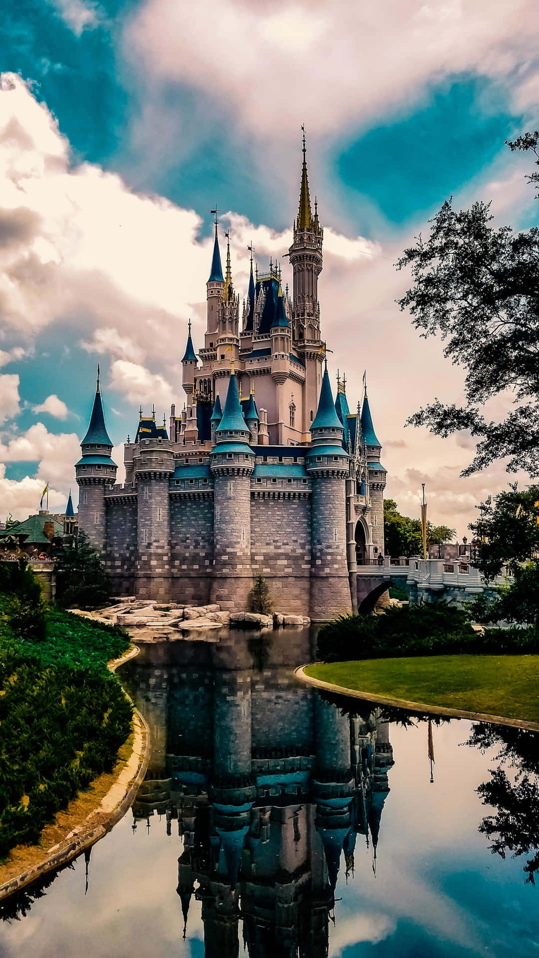 Nyd din tur til magiske Disney World med din Android-telefon! Wallpaper
