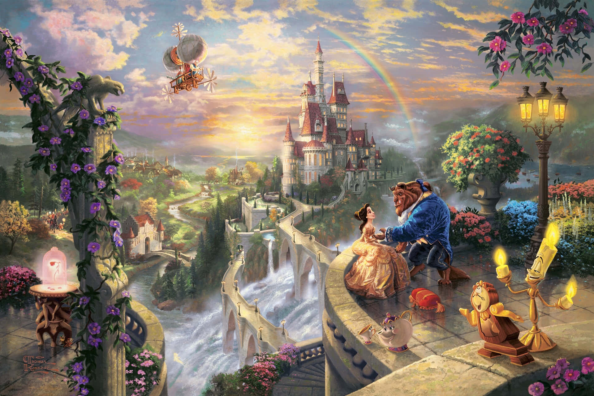 Oplevtryllebindende Hd-billeder Af Disney World. Wallpaper