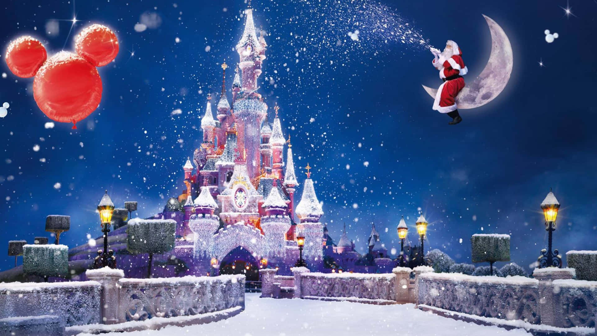 Disney World Santa Claus Desktop Wallpaper