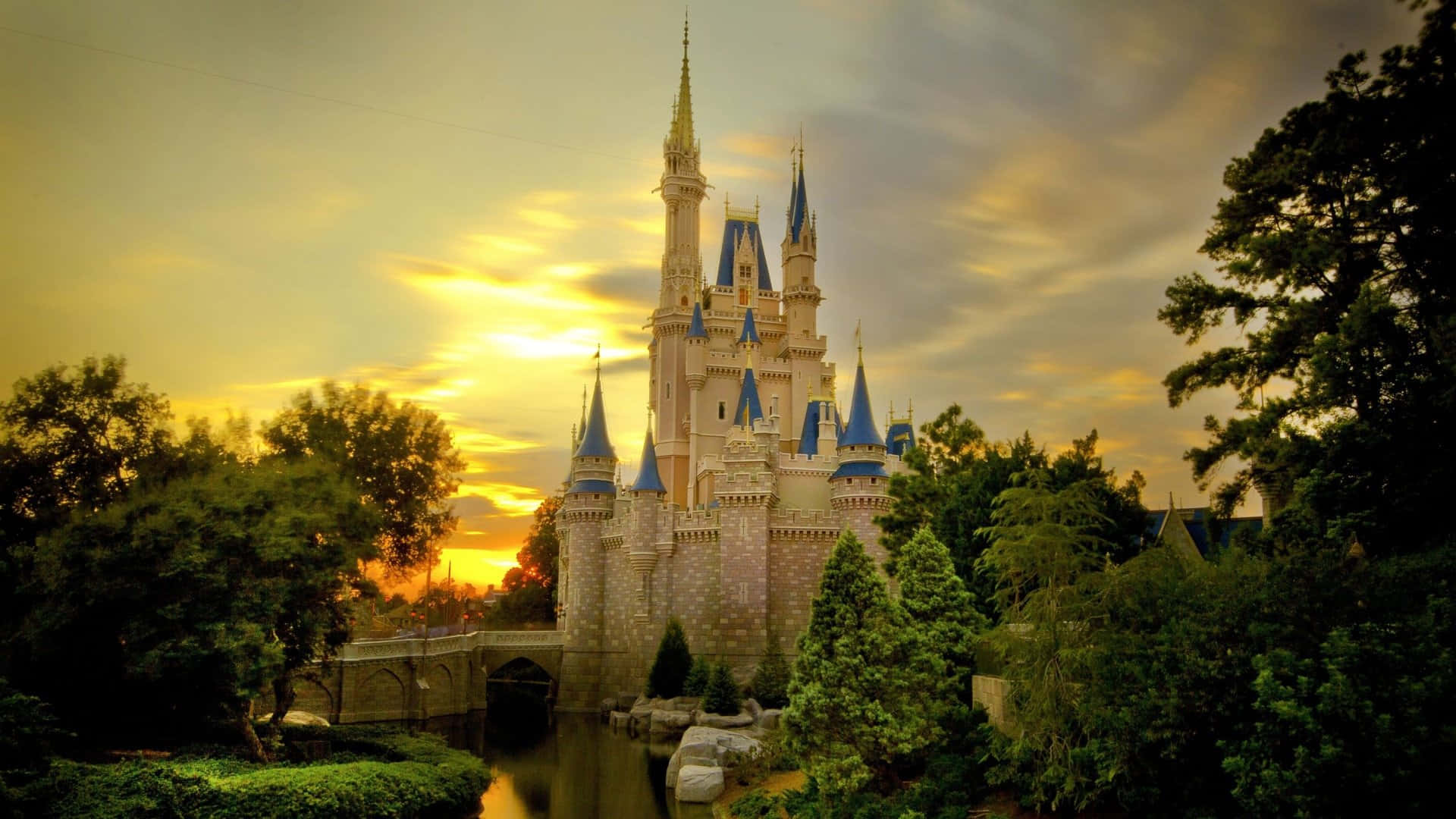 Udforsk magien ved Disney World Wallpaper