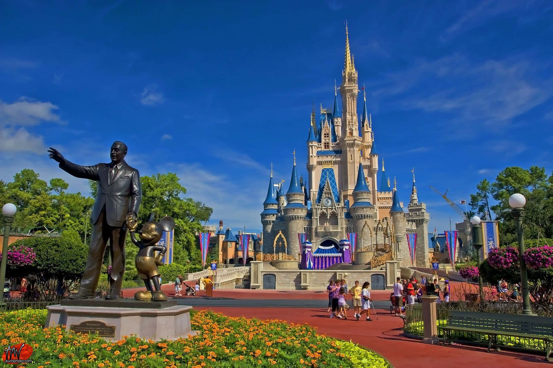 Recuerdosmágicos En Unas Vacaciones De Cuento De Hadas En Disney World Fondo de pantalla
