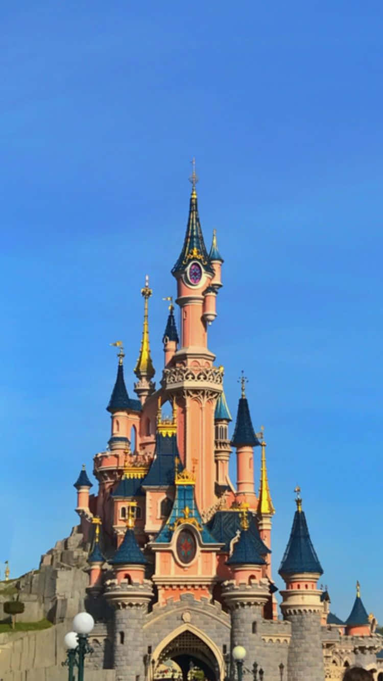 Erlebensie Die Magie Von Disney World Auf Ihrem Iphone Wallpaper