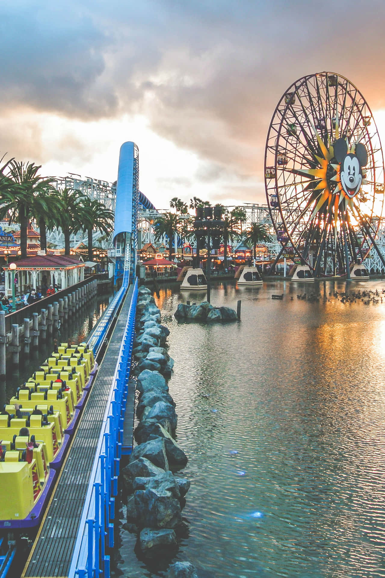 Disney World California Adventure Park Iphone Wallpaper