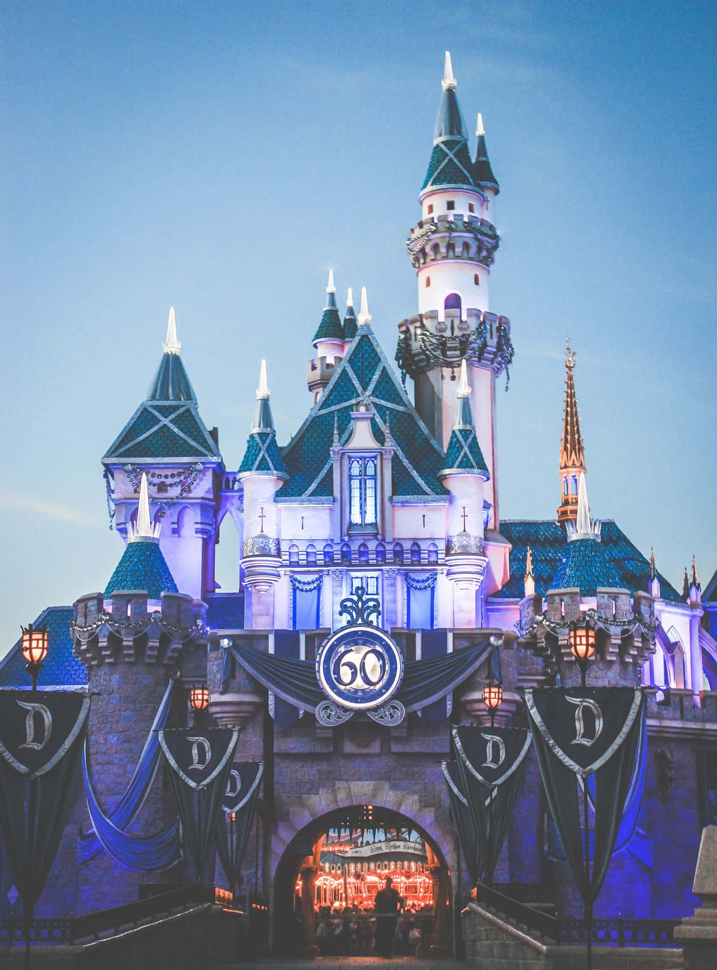 Disney World Sleeping Beauty Castle Iphone Wallpaper