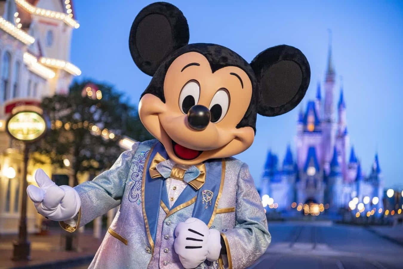 Spektakuläresonnenuntergangsszene Über Disney World