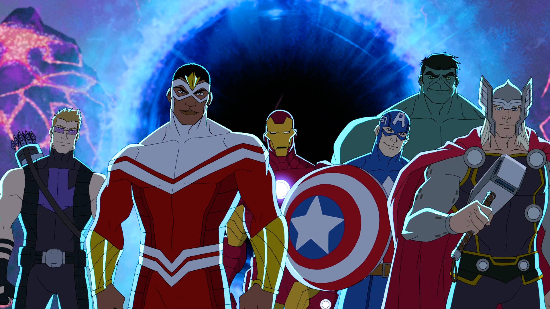 Disney Xd Avengers Superheroes Background