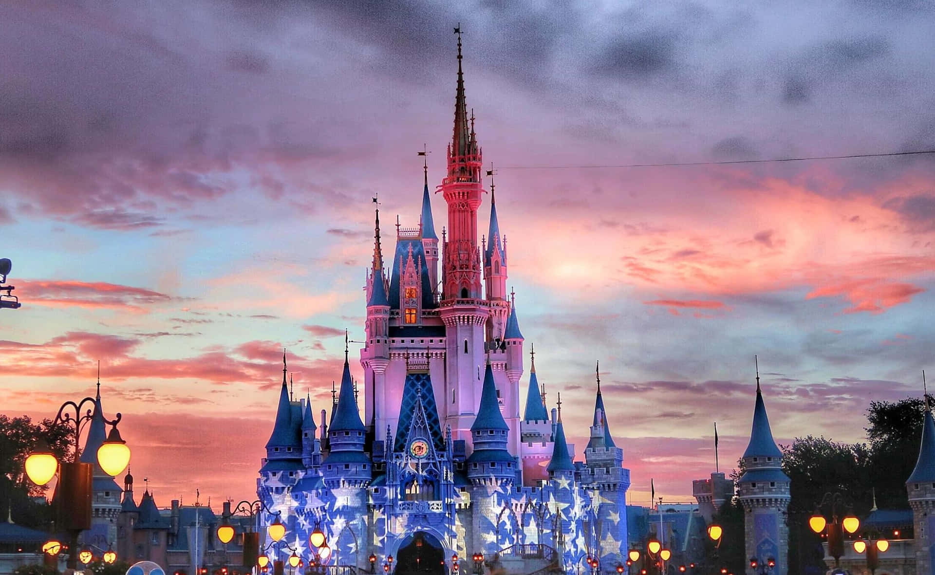 Magic Kingdom Cinderella Walt Disney Zoom Background