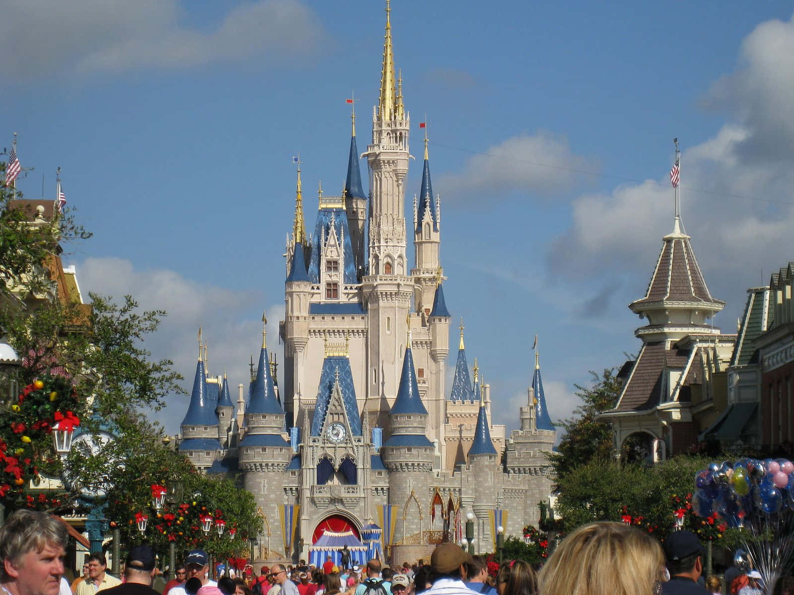Magic Kingdom Cinderella Castle Disney Zoom Background