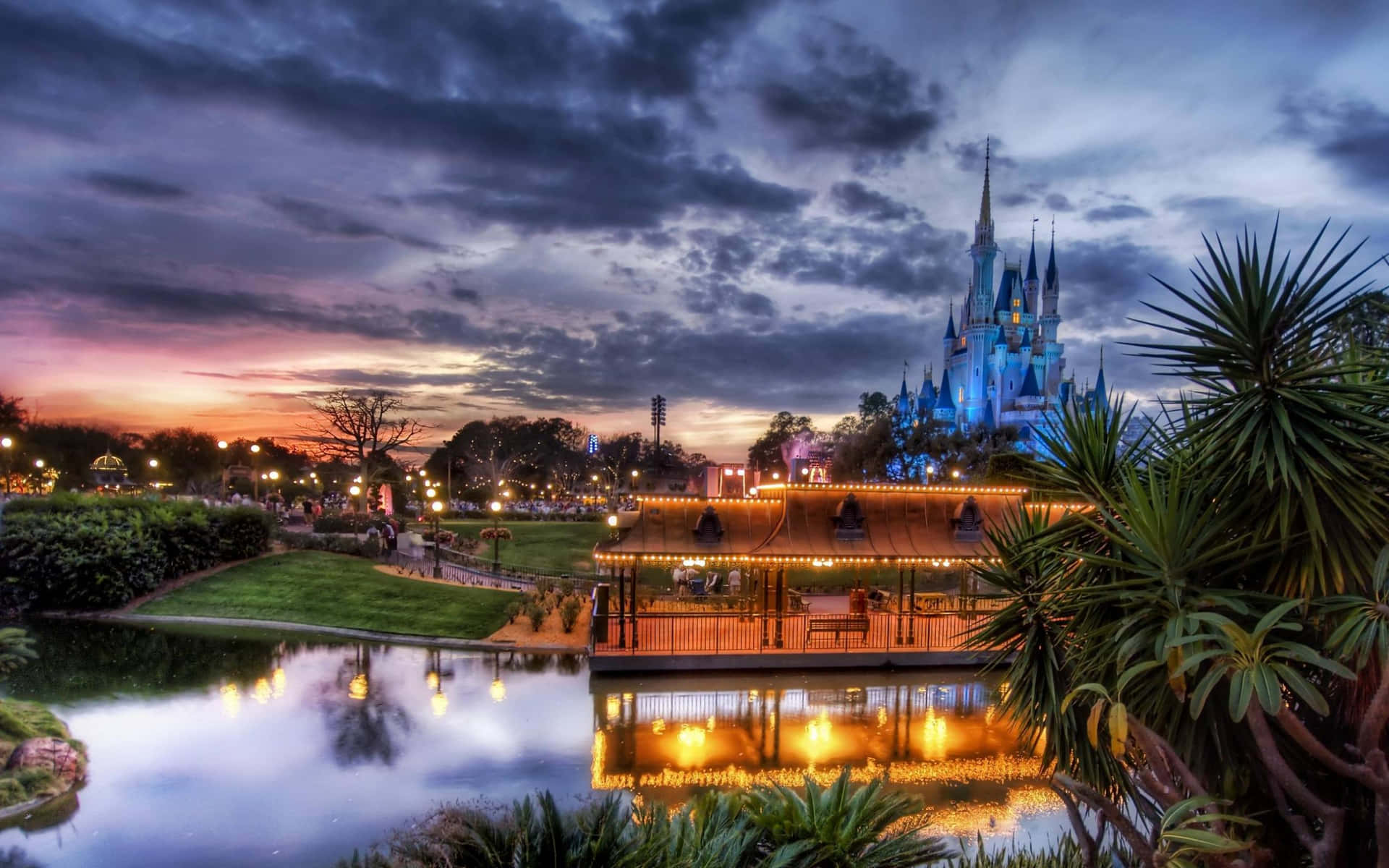 Cinderella Castle Theme Park Walt Disney Zoom Background