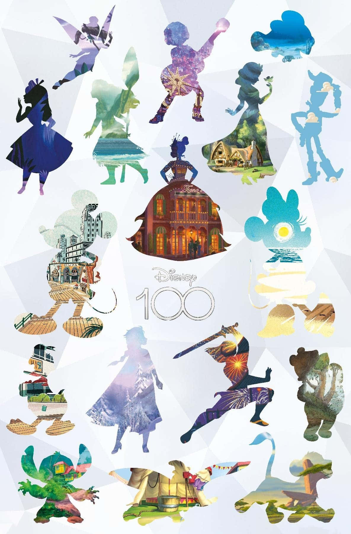 Disney100 Celebration Collage Wallpaper