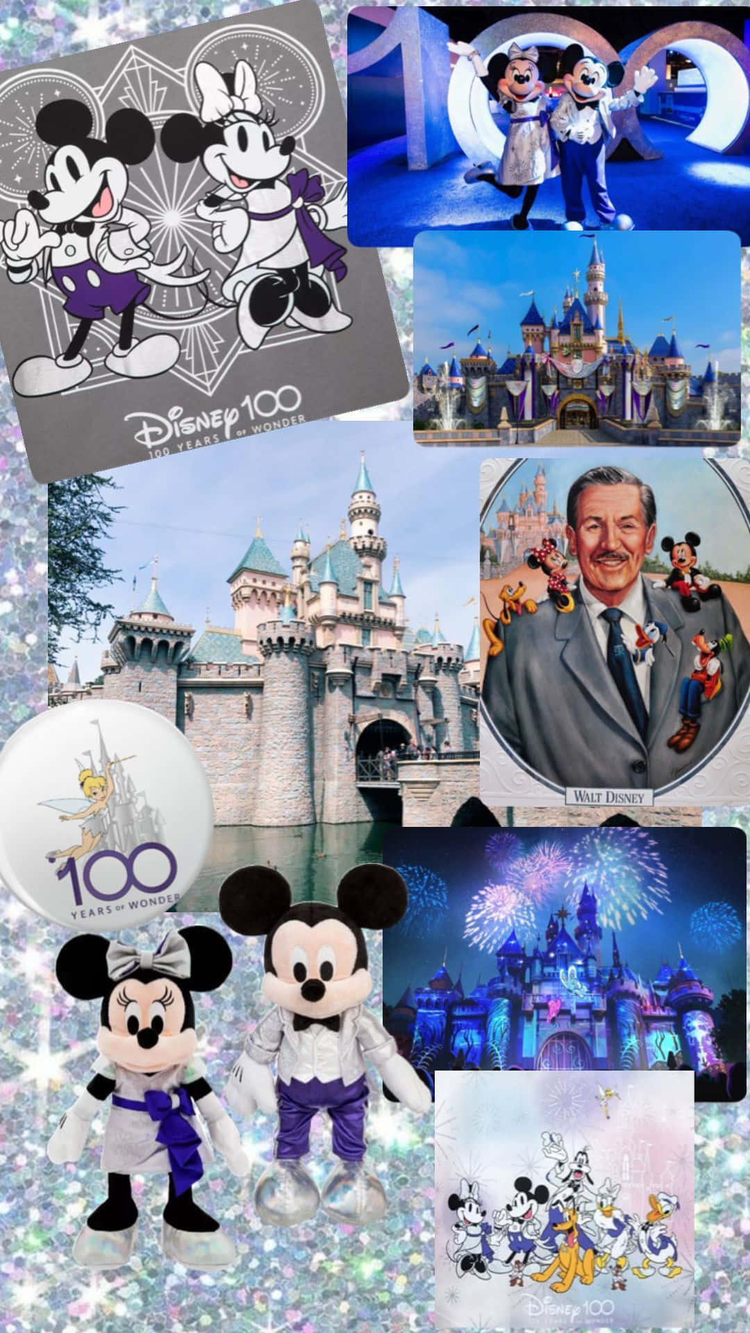 Disney100 Celebration Collage Wallpaper