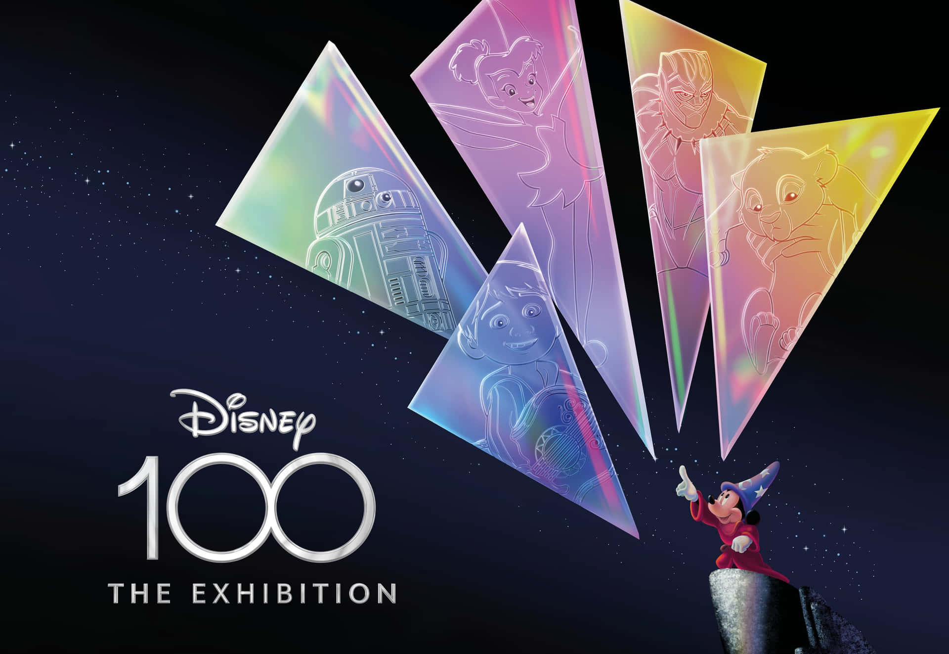 Disney100 The Exhibition Promotional Artwork Wallpaper