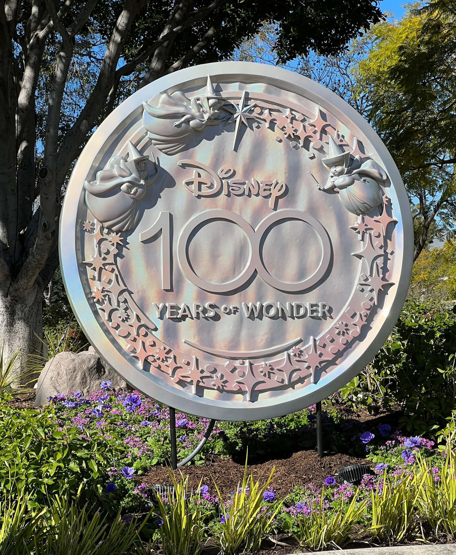 Disney100 Yearsof Wonder Sign Wallpaper