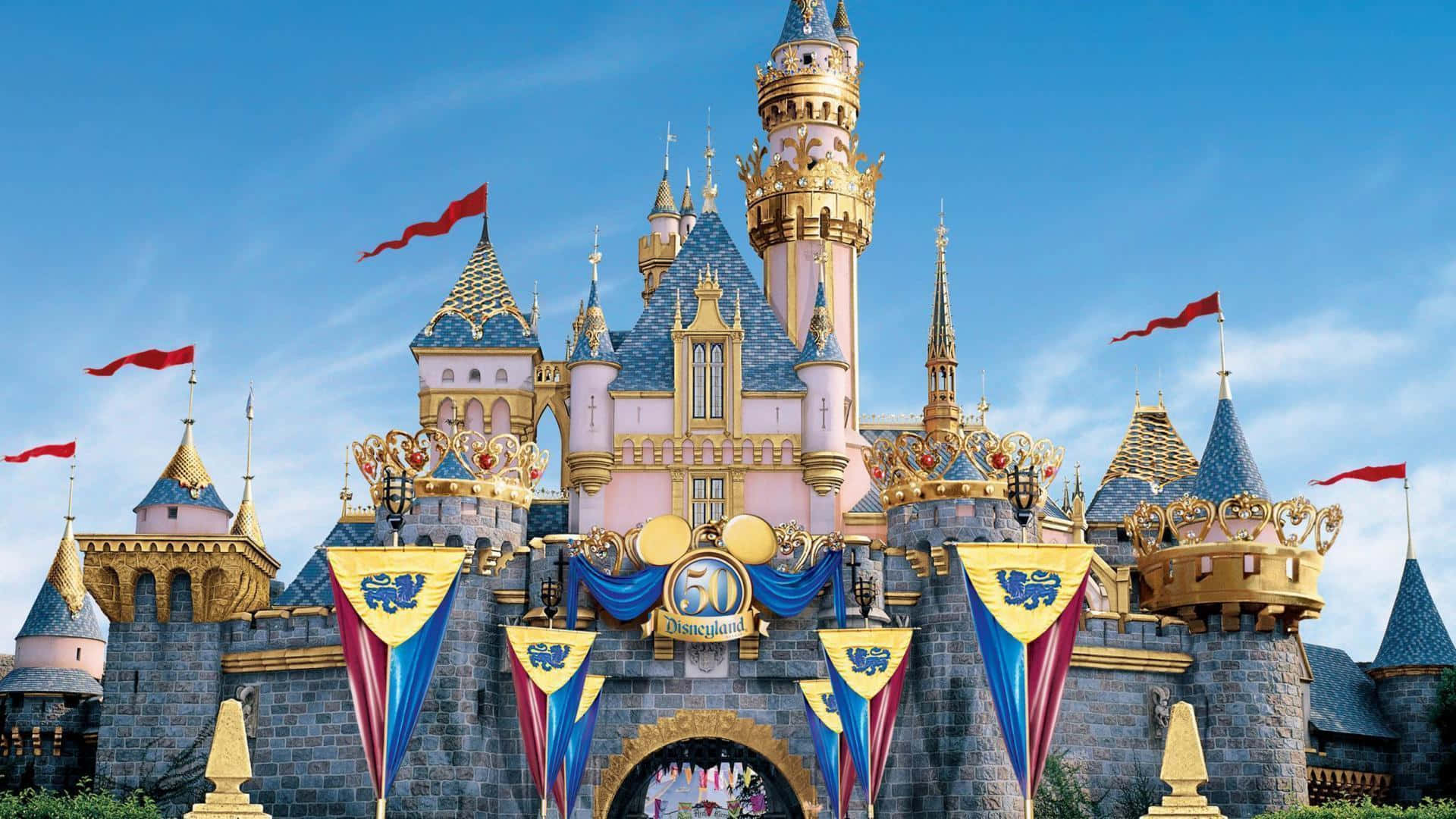 Bildvälkommen Till Disneyland, Den Lyckligaste Platsen På Jorden.