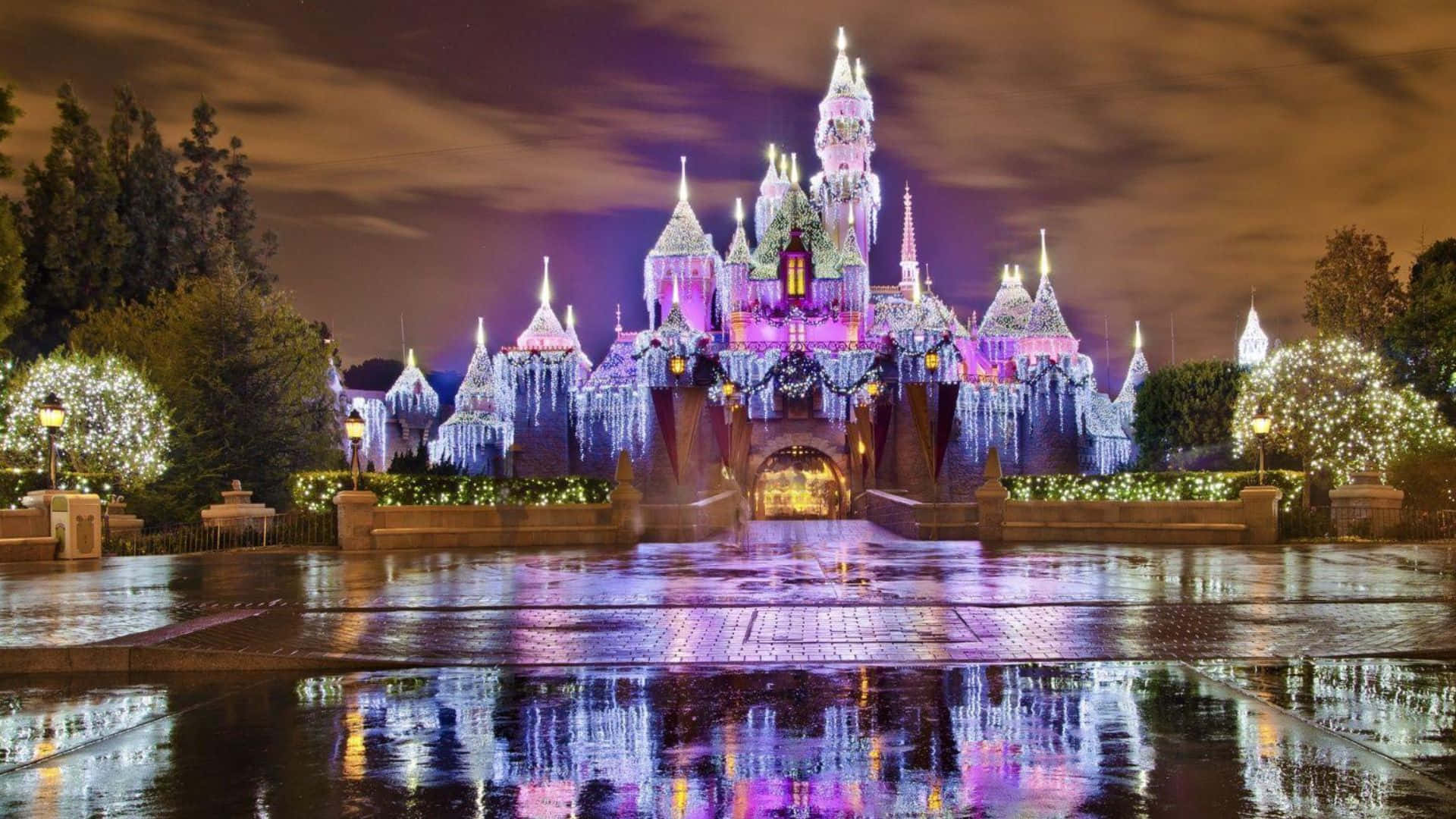 Genießeeinen Magischen Tag Im Disneyland.