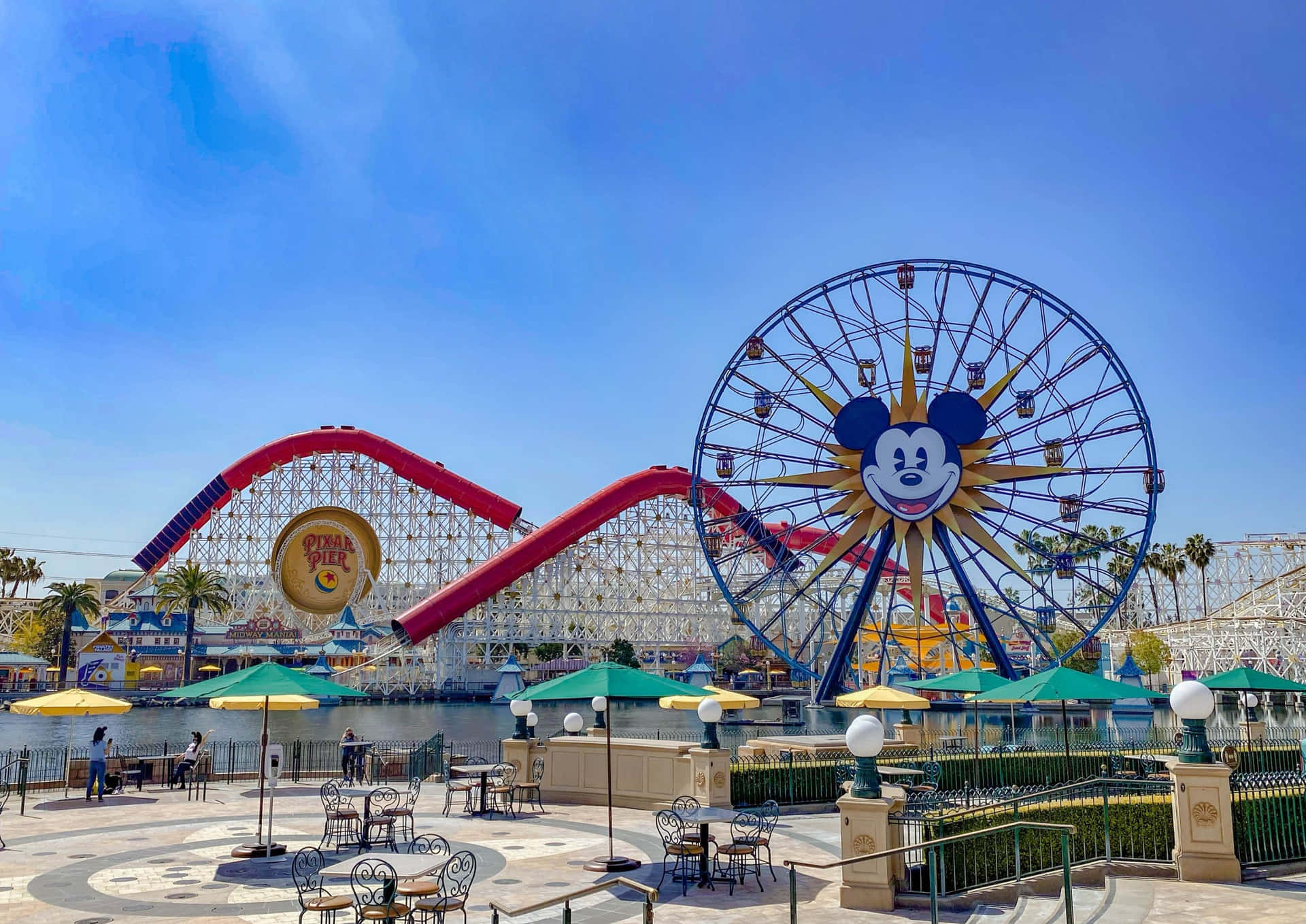 Disneyland California Adventure Park Ferris Wheel Wallpaper