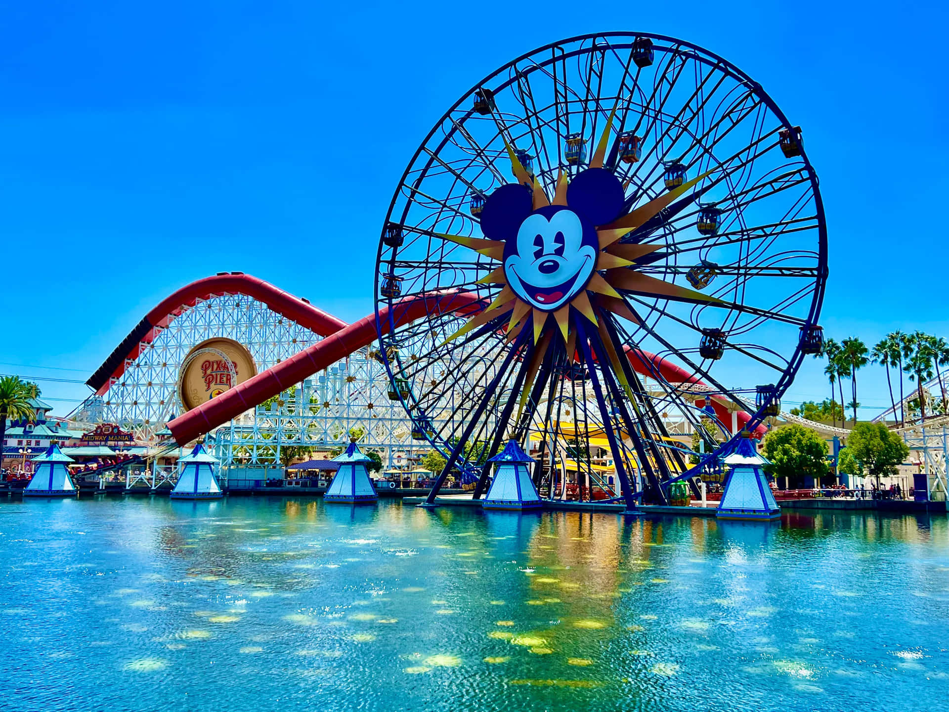 Disneyland California Adventure Park Ferris Wheel Wallpaper