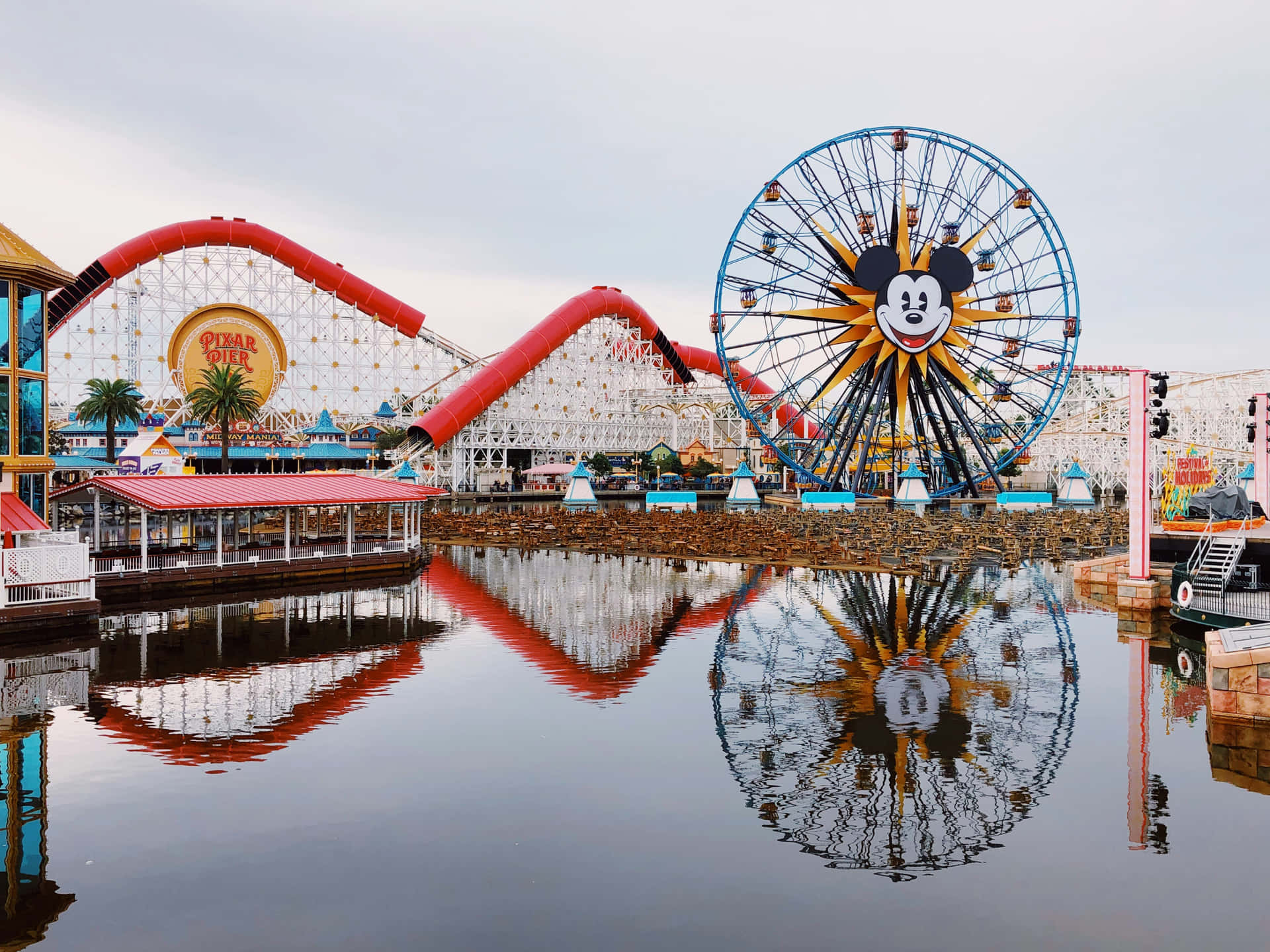 Disneyland California Adventure Park Pixar Pier Wallpaper
