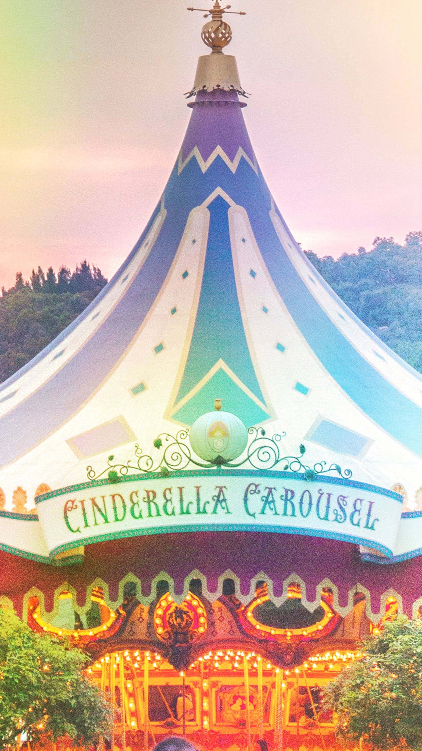 Disneyland Carousel Background