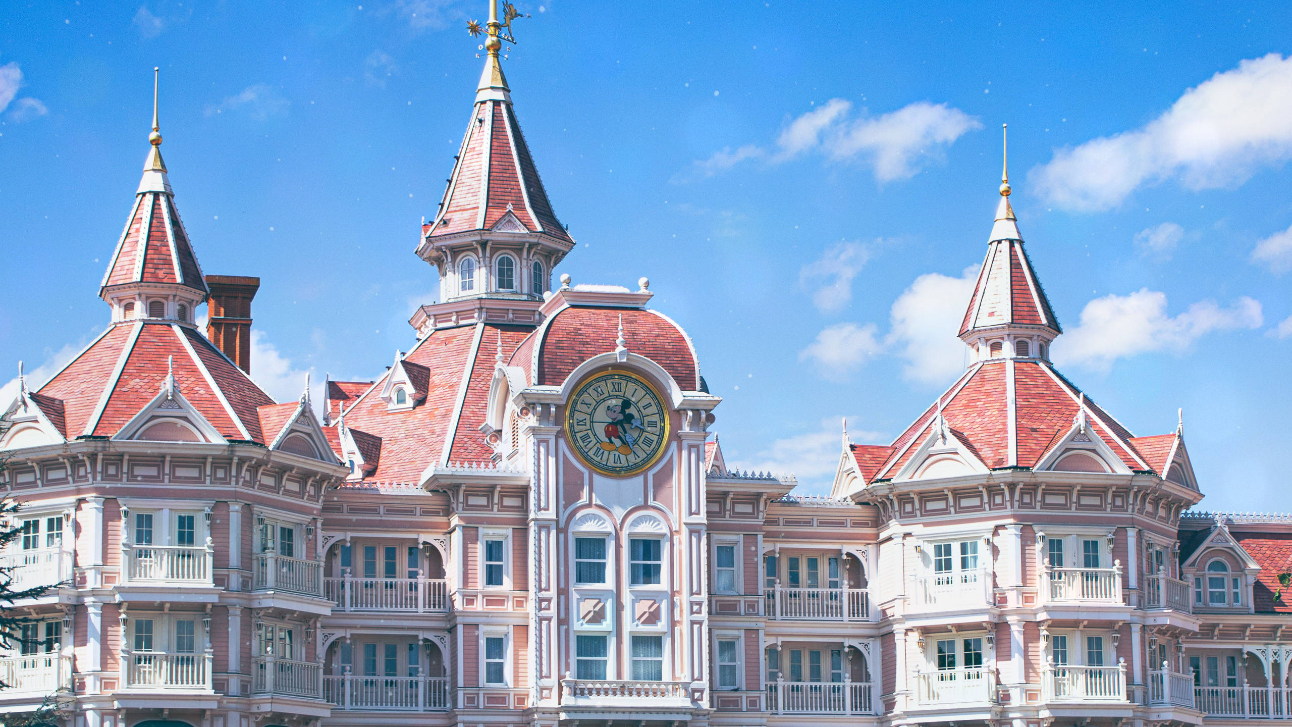 Disneyland Clocktower Background