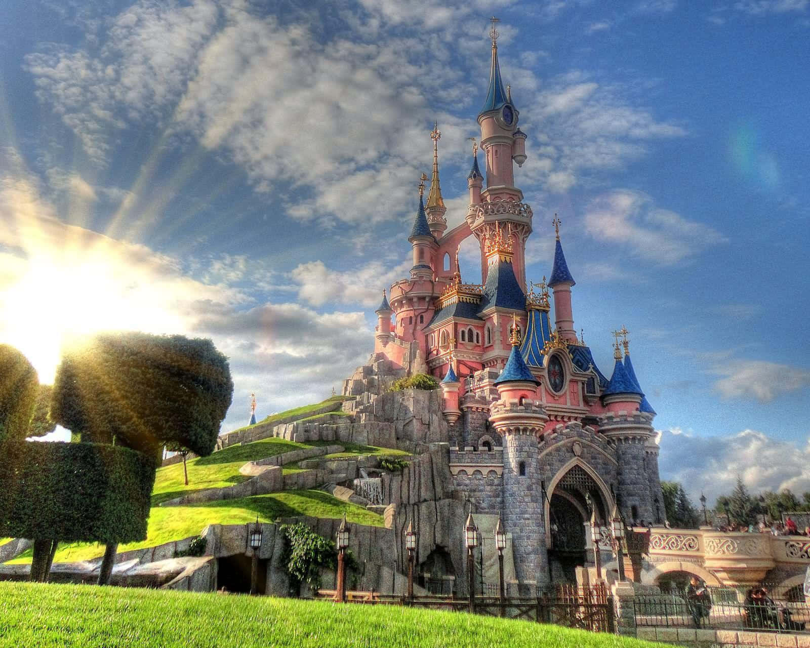 Disneyland Paris During Sunny Day Wallpaper