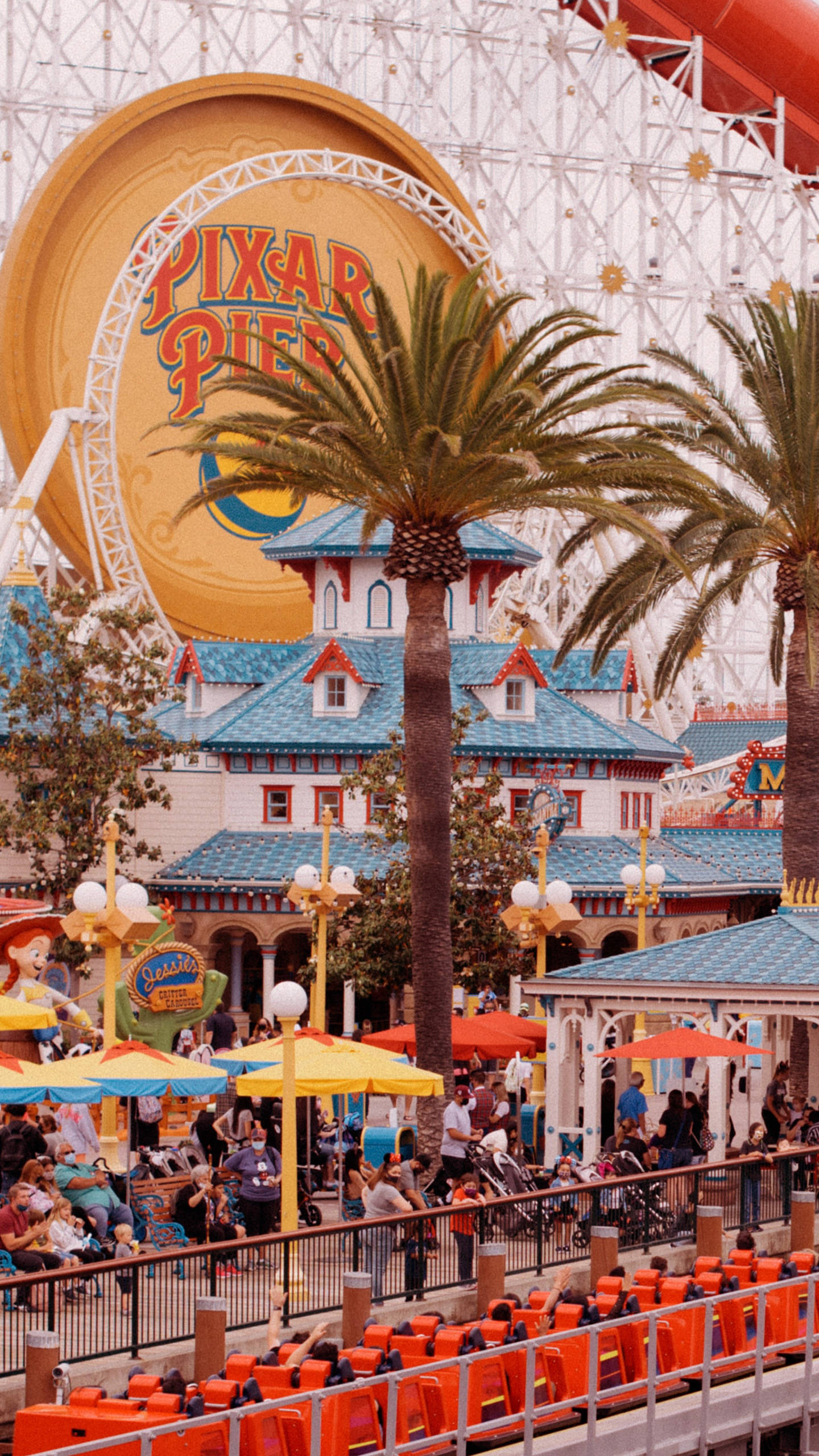 Disneyland Pixar Pier Background