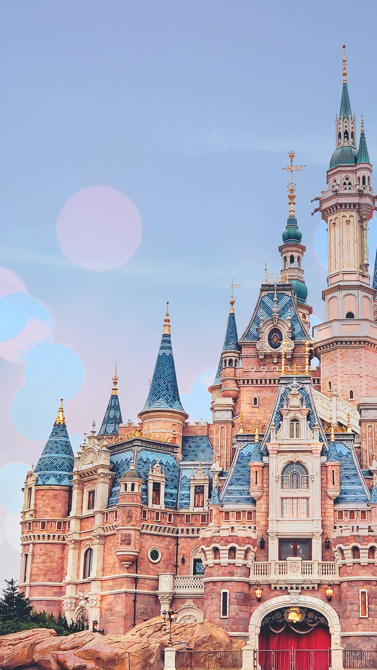 Castillorosa De Disneyland Shanghai Fondo de pantalla