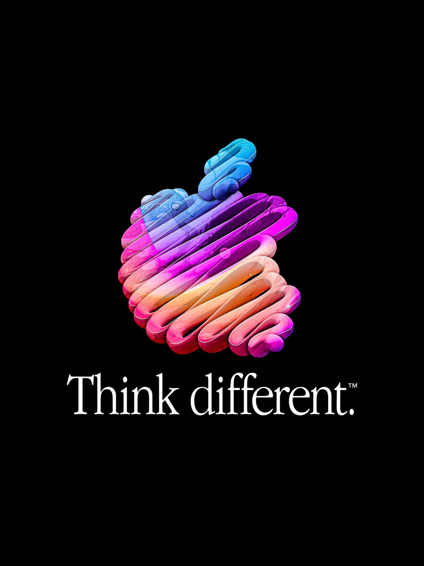 Appletänker Annorlunda Logotypen. Wallpaper