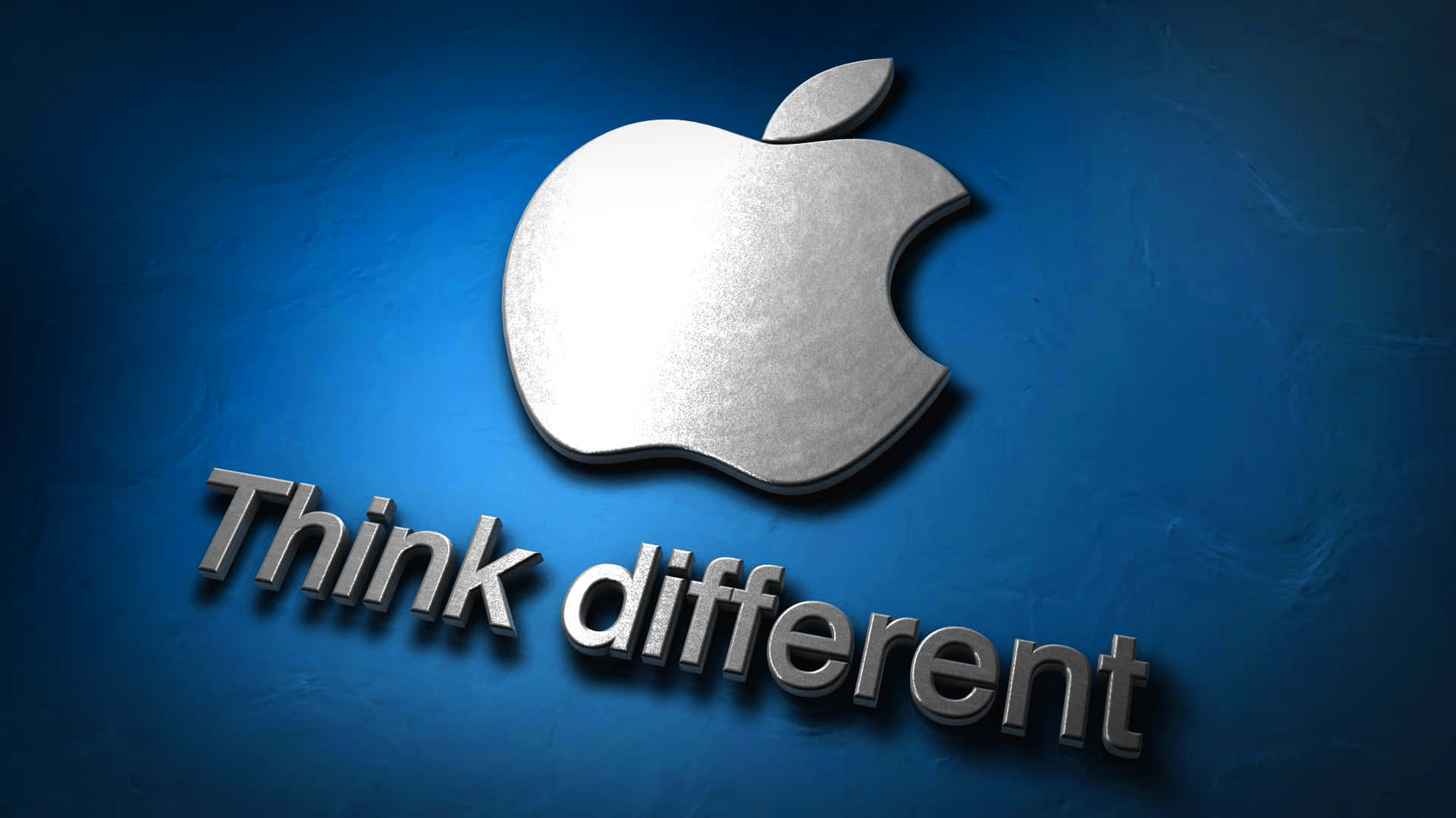 An Apple Logo With The Word Think Different Wallpaper