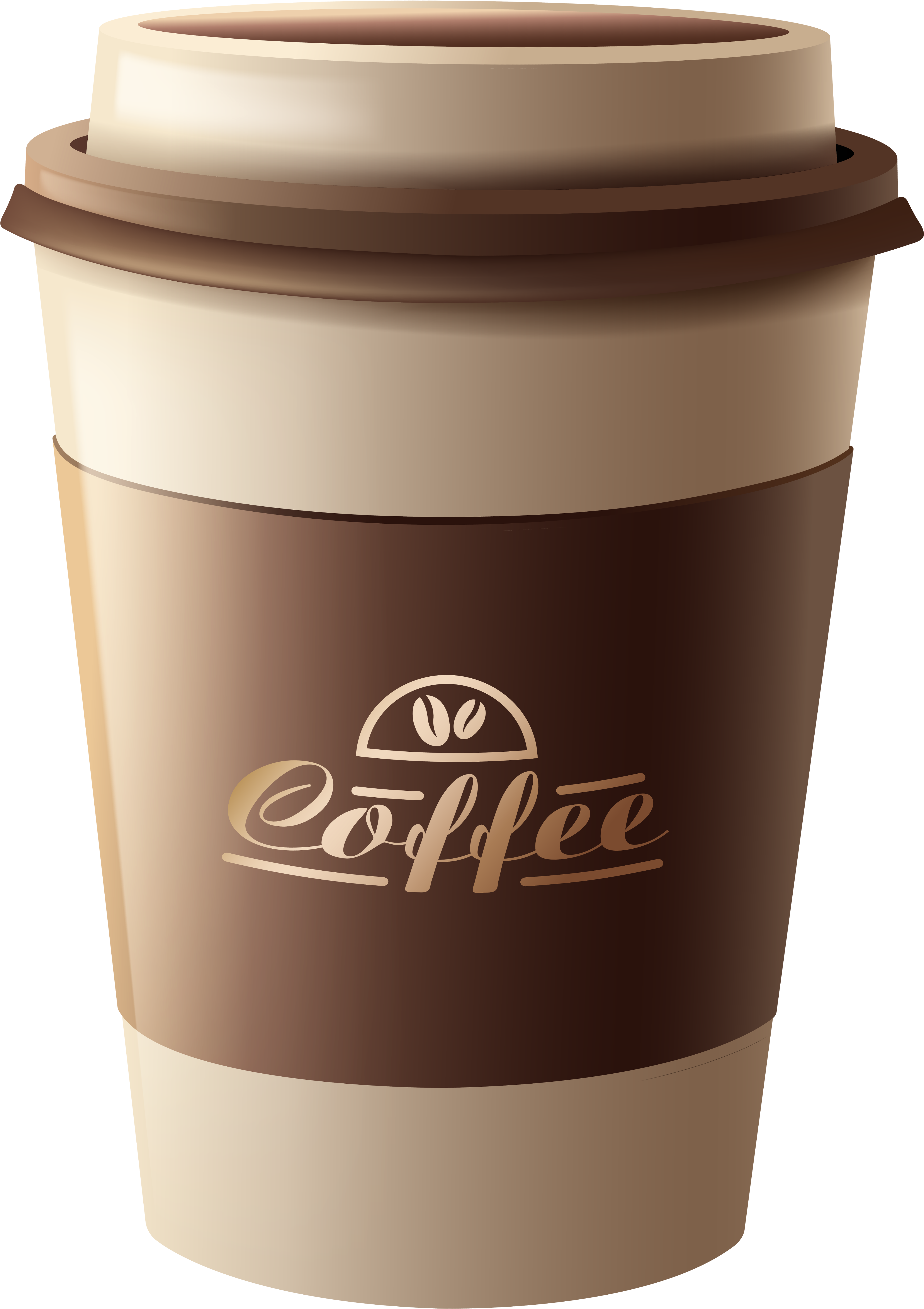 Disposable Coffee Cup Design PNG