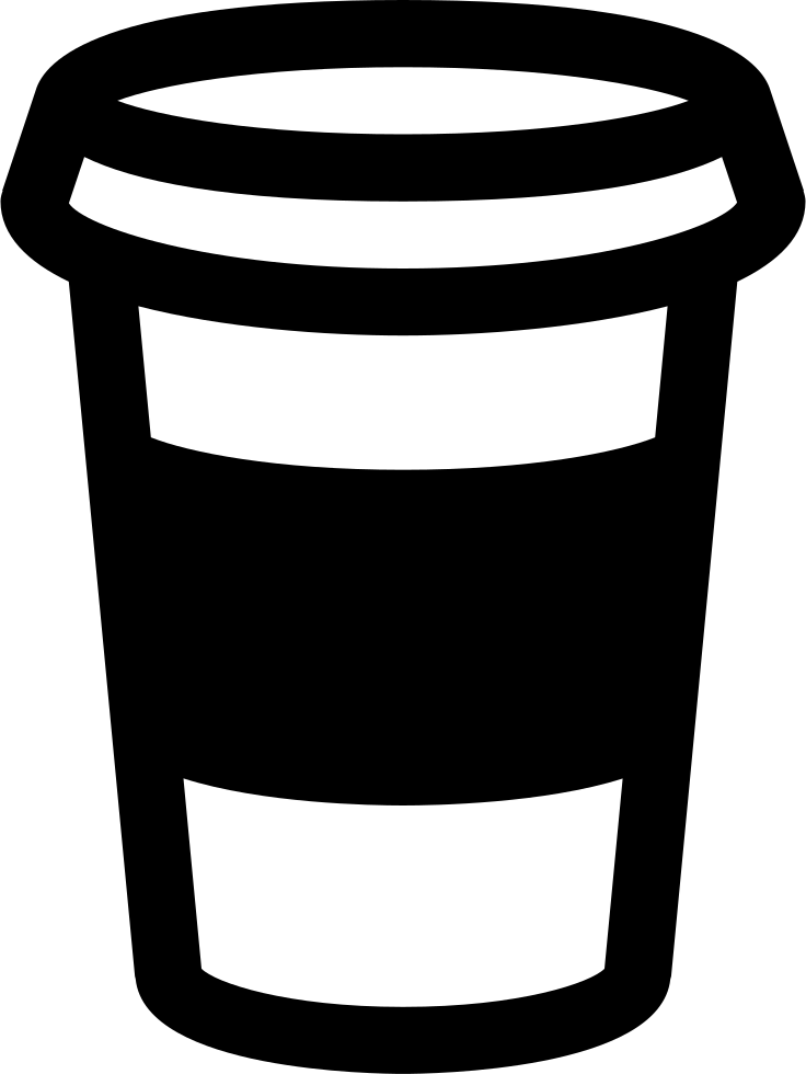 Disposable Coffee Cup Icon PNG