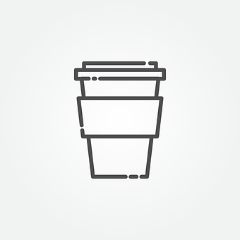 Disposable Coffee Cup Icon PNG