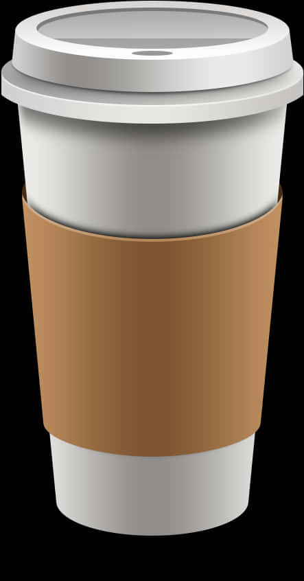 Disposable Coffee Cup Vector PNG