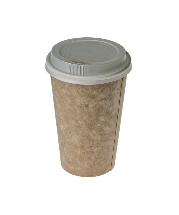 Disposable Coffee Cupwith Lid PNG