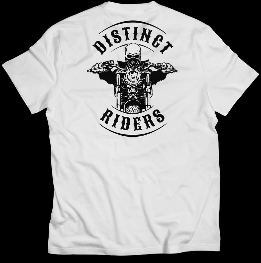 Distinct Riders Motorcycle Graphic T Shirt PNG