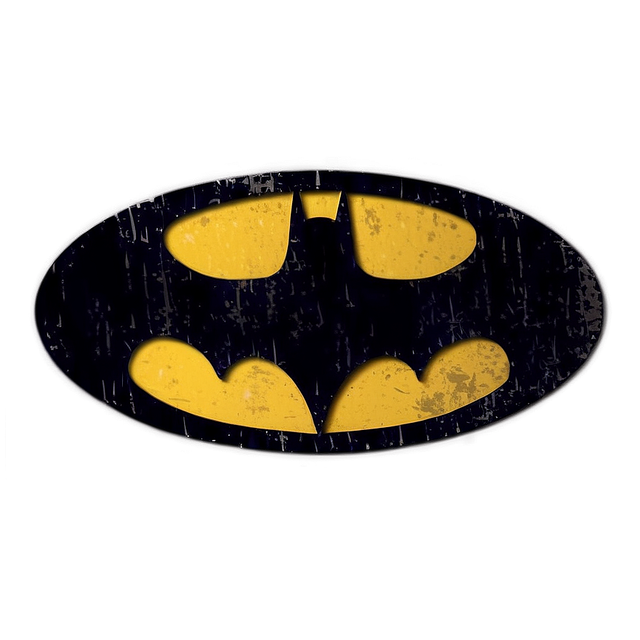 Distressed Batman Logo Png Myj PNG