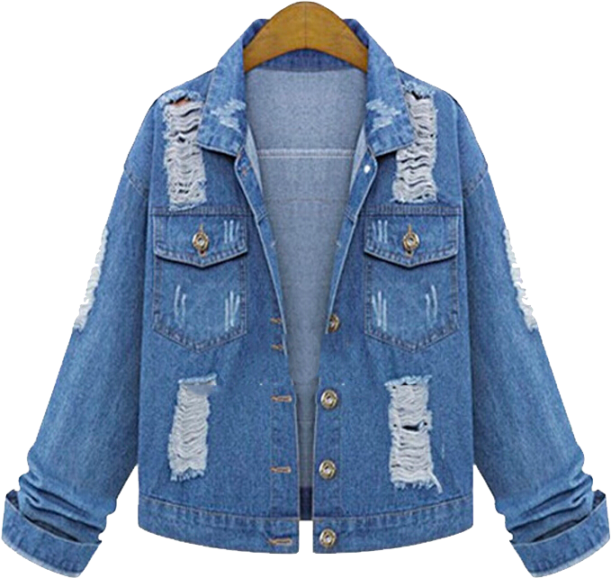 Download Distressed Denim Jacket | Wallpapers.com