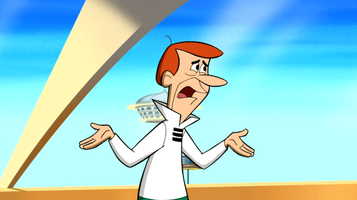 Distressed George Jetson The Jetsons Wallpaper