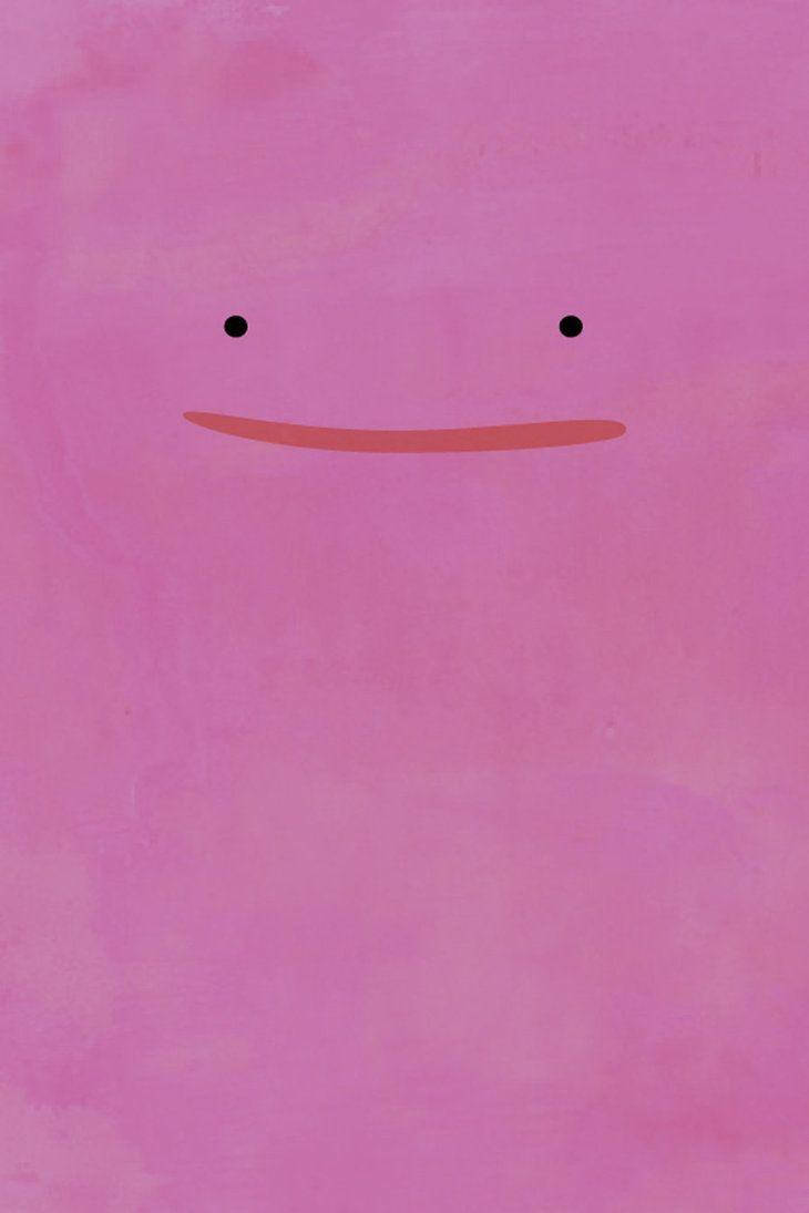 Ditto Red Smile Wallpaper
