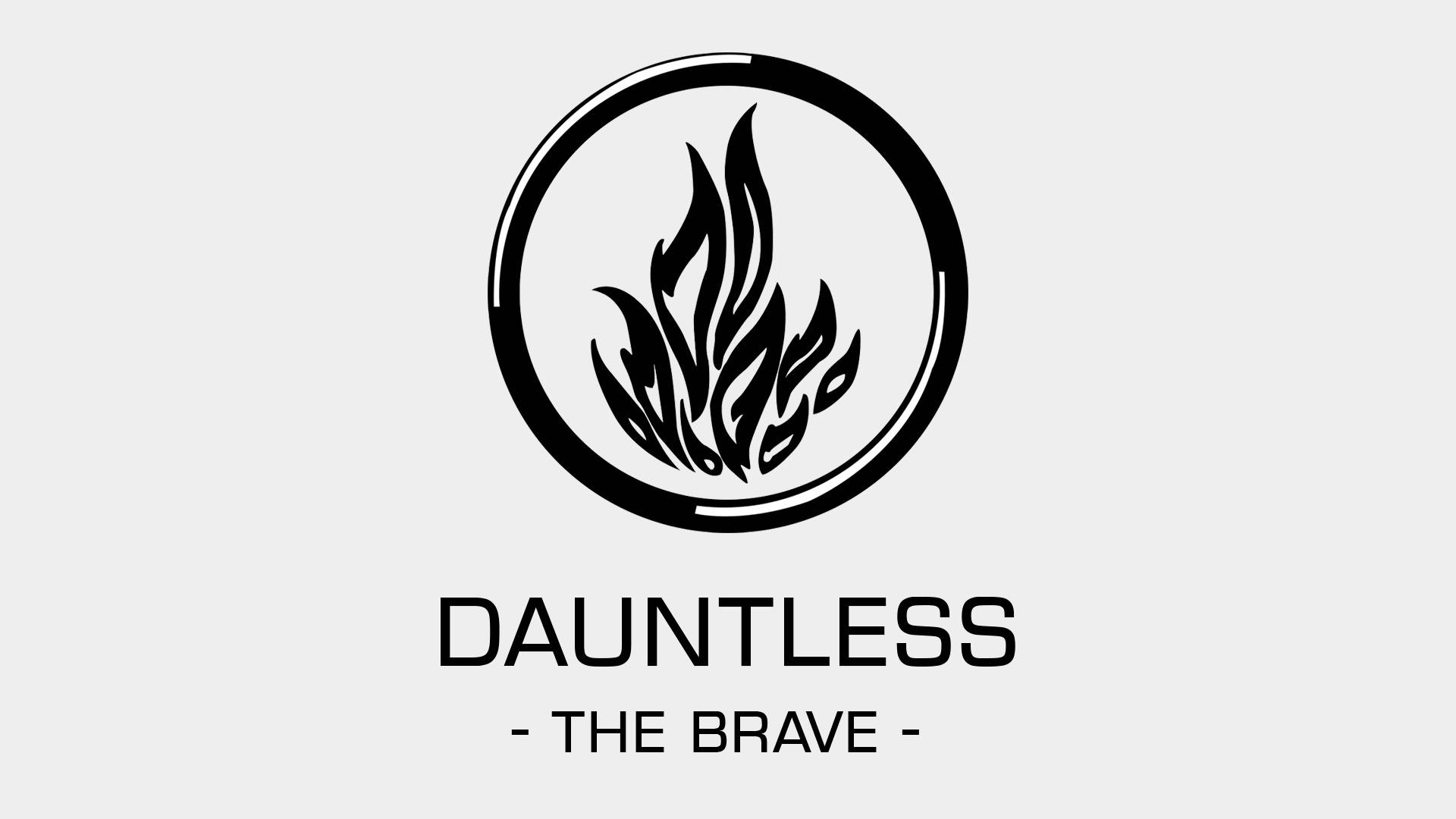 Divergerende Dauntless Symbol Wallpaper